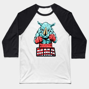 rhinoceros fighter Baseball T-Shirt